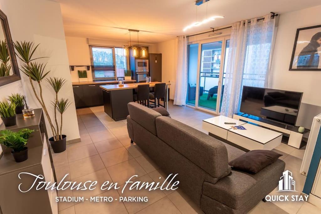 Ferienwohnung T3-2 Min Metro-24 24H Toulouse Exterior foto